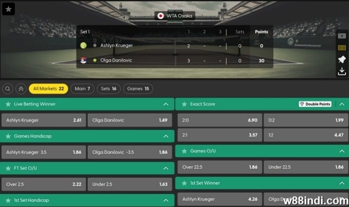 การ พนัน เทนนิส